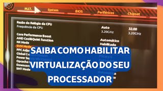 COMO HABILITAR A VIRTUALIZAÇÃO DO RYZEN EM PLACA MÃE GIGABYTE [upl. by Corsetti915]