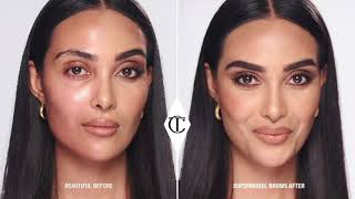 How to Make Eyebrows Look Thicker With Charlottes Brow Makeup Innovations  Charlotte Tilbury [upl. by Ridglee]