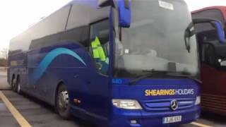 SHEARINGS HOLIDAYS MercedesBenz Tourismo BJ16KXO [upl. by Nnarefinnej]