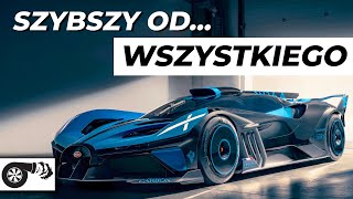 Bugatti Bolide  wygląda na to że Formuła 1 straci tytuł najszybszego bolidu wyścigowego [upl. by Zolner]