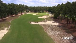 Pinehurst No 2 Flyover Series Hole 3 [upl. by Refotsirhc]