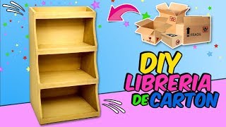 MANUALIDADES CON CARTÓN RECICLADO ESTANTERIA MULTIUSO DIY [upl. by Bay]