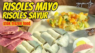 STOK RISOLES MAYO DAN SAYUR KITA BEKUKAN DI FREEZER [upl. by Madlin862]