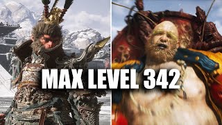 Black Myth Wukong  MAX Level 342 Vs All Bosses in Chapter 3 NG [upl. by Adyam]