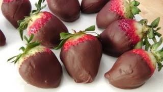 How to Make Chocolate Covered Strawberries  by Laura Vitale  Laura in the Kitchen Ep 99 [upl. by Templeton]