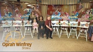 Heres a Typical Day for Parents Raising 7 Babies  The Oprah Winfrey Show  Oprah Winfrey Network [upl. by Hamitaf]