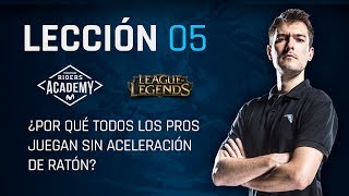 CÓMO MEJORAR LA PRECISIÓN DEL RATÓN CAMBIANDO UNA SOLA COSA 5  MOVISTAR RIDERS ACADEMY LOL [upl. by Oswald]