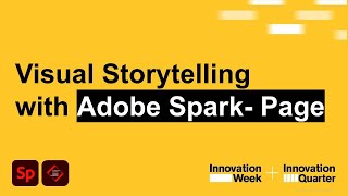 Visual Storytelling with Adobe Spark Page 33 [upl. by Jenei]