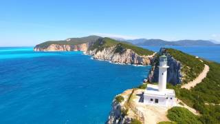 Capo Lefkas Lefkada Greece island 4K [upl. by Leuas]