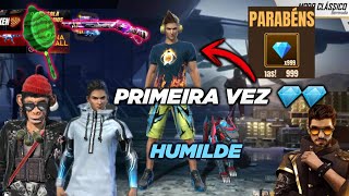 GEMANDO A CONTA DA QUARTA TEMPORADA HUMILDE PELA PRIMEIRA VEZ NO FREE FIRE [upl. by Johen173]