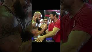 Punished an impudent guy  Devon larratt vs Adam Scherr armwrestling [upl. by Arremat]