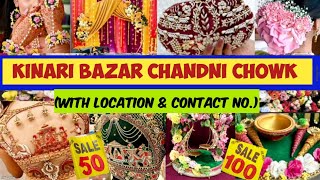 FULL MARKET TOUR KINARI BAZAR CHANDNI CHOWK DELHI AADYA BRIDAL WEDDING SHOPPING 2024 SAREES LEHENGA [upl. by Luht]