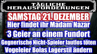 Samstag 21 Dezember Täglichen Herausforderungen Dailys Nazar Red Dead Redemption 2 Online Deutsch [upl. by Levi]