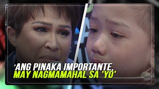 Tearful Janice comforts child with broken family in Mini Ms U  ABSCBN News [upl. by Hannasus]