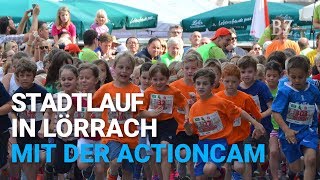 Der Stadtlauf Lörrach mit der Actioncam [upl. by Ahsinirt]