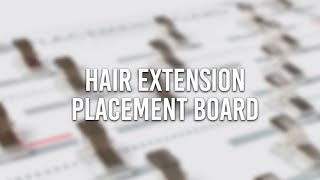 Hair Extension Placement Board  easihair pro [upl. by Rabbi]