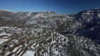 World longest Aerial Tramway  Wings of Tatev whole flight [upl. by Herra]