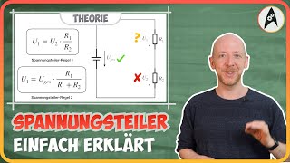 Kurz erklärt SpannungsteilerRegel  Lerne Elektronik [upl. by Wilscam372]