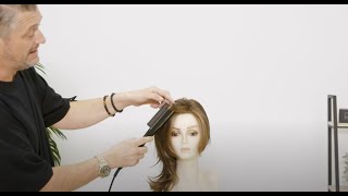 Synthetic Wig Curling Demonstration [upl. by Htiduj]