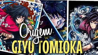 GIYU TOMIOKA ORIGEM HISTÓRIA E HABILIDADES Demon Slayer Kimetsu no Yaiba [upl. by Bonita]