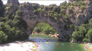 VallonPontdArc  Ardèche department  France [upl. by Elletnohs]