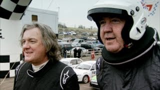 Rallycross on a Budget Part 1  Series 18  Top Gear  BBC [upl. by Enileme]