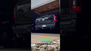 CARVEN exhaust 2021 Ram 1500 Hemi [upl. by Clift]