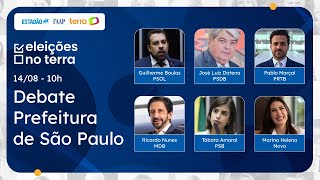 Acompanhe a 1º parte do debate entre os candidatos à prefeitura de São Paulo [upl. by Ardnaid]