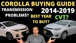 20142019 Corolla Buying Guide [upl. by Esac]