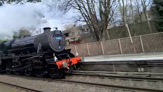 Black Five 44871 passes Yardley Wood [upl. by Llertnauq854]