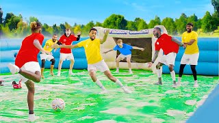 BETA SQUAD FOOTBALL SLIP N SLIDE CHALLENGE [upl. by Halland]