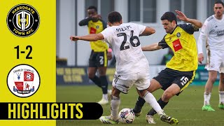 Harrogate Town v Crawley Town highlights [upl. by Gerdeen]