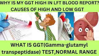 What is GGT Test in hindi  Gamma glutamyl transferase Normal Range  LFT [upl. by Sybley]