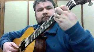 Matteo Carcassi Op 60 No 5 Classical Guitar  Florentin Tise [upl. by Elay122]