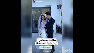 BRENT AND PIERSON GOT MARRIED FOR 24 HOURSBrent Rivera Instagram Story [upl. by Hinda]