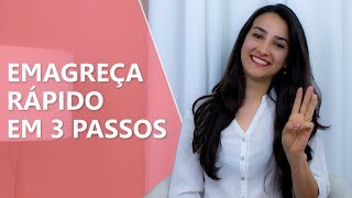 3 passos para emagrecer de forma rápida • Nutrição • Casule Saúde e Bemestar [upl. by Droffilc305]