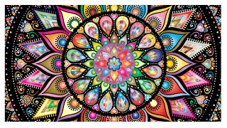 ☯️MÚSICA con MANDALAS para DORMIR y RELAJAR  mentesana🧎‍♂️ [upl. by Elenaj]