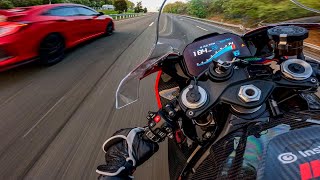 S1000RR “CHILL” RIDE TESTING TOP SPEED [upl. by Ispep]