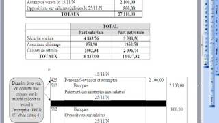 114 Avances et saisies arrêts sur salaires [upl. by Acillegna]