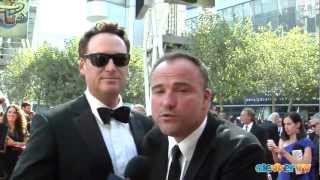 Todd J Greenwald amp David Deluise Talk quotWizardsquot at the Creative Arts Emmys [upl. by Hannej207]