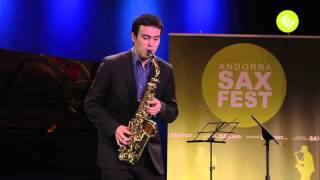 EUDES BERNSTEIN  2nd ROUND  II ANDORRA INTERNATIONAL SAXOPHONE COMPETITION 2015 [upl. by Attlee]