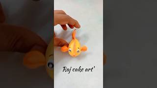 how to make fondent fish fondart cakecraft ideas art love music [upl. by Lednor]