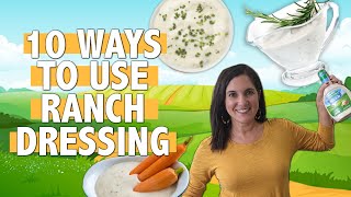 10 Inspired Ways to Use Ranch Dressing  Ranch Flavored Dishes  You Can Cook That [upl. by Neerahs199]