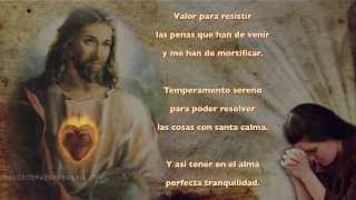 Oración al Sagrado Corazón de Jesús ♡ [upl. by Ecyrb]