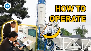 Hand in hand teach you how to operate the concrete batching plant  A StepByStep Beginner’s Guide [upl. by Hube]