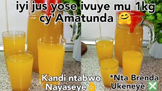 GUKORA juice YAMATUNDA iryoshye kandi igatubuka cyane nta BRENDA ukoresheje🥰 [upl. by Ihana575]