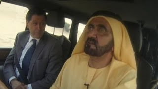 Sheikh Mohammed driving around Dubai with BBC News [upl. by Aurilia454]