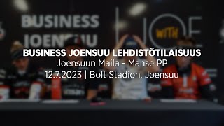 Business Joensuu lehdistötilaisuus JoMa Naiset  Manse PP 1272023 [upl. by Caesaria]