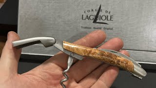 Forge De Laguiole  Sommelier Knife Unboxing [upl. by Sosthena]