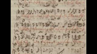 Bach Manuscript  Matthaeus Passion  04 [upl. by Eintihw]